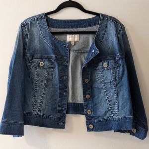 Torrid Denim Cropped Jacket